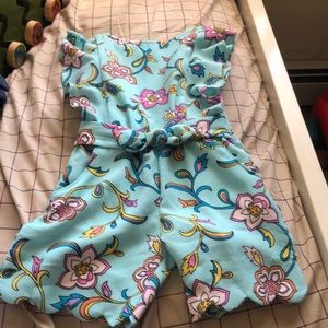 BNWOT CHEROKEE 3T girls Floral Romper